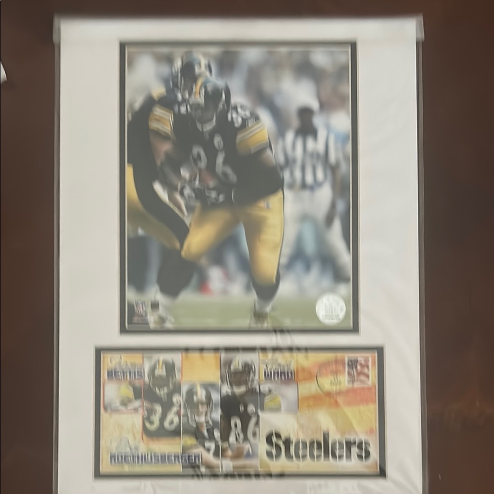 Pittsburgh Steelers Wall Art with Black and Gold Accents